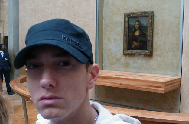 Mona Lisa Eminem Selfie
