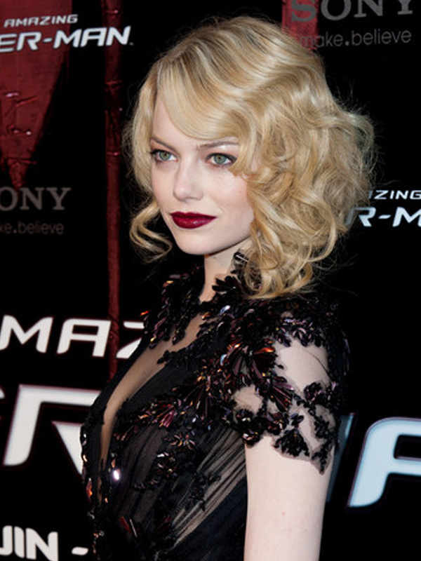 Emma Stone Suits Up in Saint Laurent at The Amazing Spider-Man 2