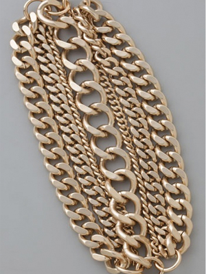 Giles and Brother Giant Multi Chain Bracelet