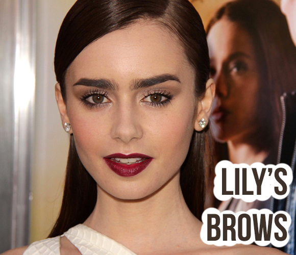 Lily Collin's Eyebrows
