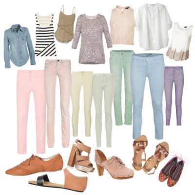 prettiest pastel denim and what to wear on top