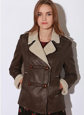 Urban Outfitters Faux Shearling Coat