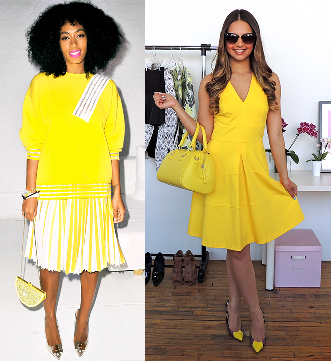 Solange Yellow Outfit