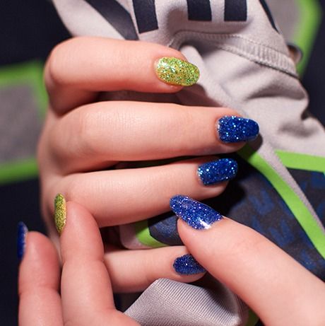 Super Bowl LII Nail Art