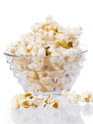 Bowl of Homemade Popcorn