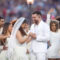 That Super Bowl Wedding Was Real and the Dress Was A Historic Fashion Moment